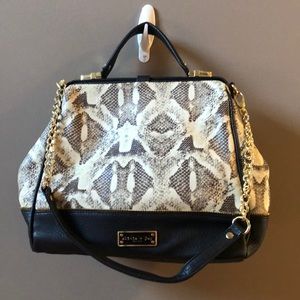 Olivia & Joy snake skin print handbag